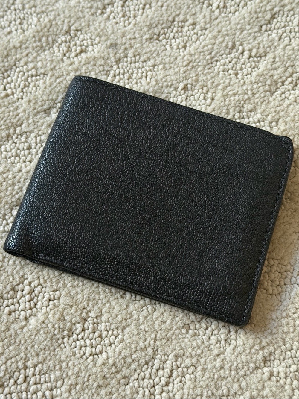 Michael Kors Black Leather Card & Key Holder Wallet